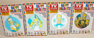 TV Guide Magazine December 12th 2004 Happy Holidays The Simpsons TV LOT OF (4)