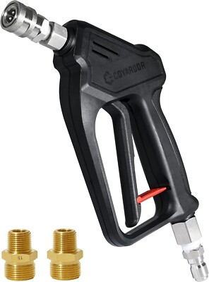#ad COYARDOR Pressure Washer Short Gun with Swivel 4000PSI 6.8GPM Black $42.99