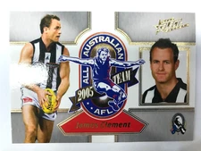2006 SELECT AFL SUPREME ALL AUSTRALIAN TEAM CARD AA3 JAMES CLEMENT-COLLINGWOOD