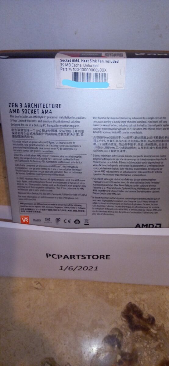 AMD Ryzen 5 5600X Desktop Processor (4.6GHz, 6 Cores, Socket AMD Ryzen 5 5600X Desktop Processor (4.6GHz, 6 Cores, Socket