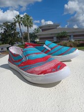 Brand New Hydro-Dipped Shoe with cotton candy design, size 10 unisex