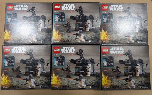 6 x Lego Star Wars Death Trooper Night Trooper Battle Pack 75412 Sealed Set Lot - Picture 2 of 3