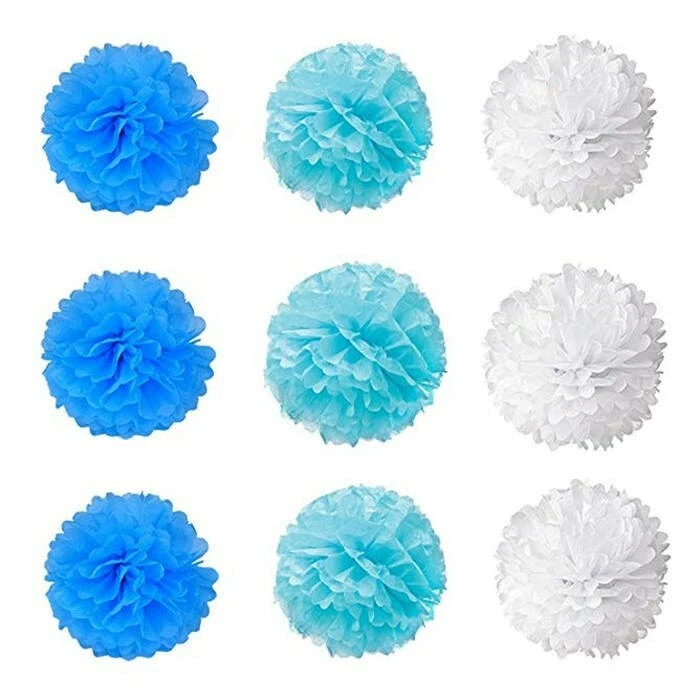 IT'S A BOY Baby Shower Decorations Banner, Latex Balloons, Photo Prop, PomPoms - Image 4 of 4