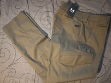 UNDER ARMOUR STORM ENDURO ELITE GREEN CARGO TACTICAL PANTS SIZE 42 X 34 MEN 90