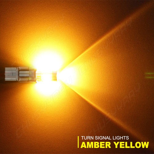 4pcs 7443/7440 Error-Free Switchback White/Amber LED Turn Signal DRL Light Bulbs - Picture 15 of 24
