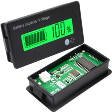8-70V LCD Acid Lead Lithium Battery Capacity Indicator Voltmeter Voltage Tester