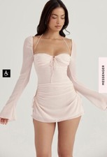 House Of Cb Light Pink Dress
