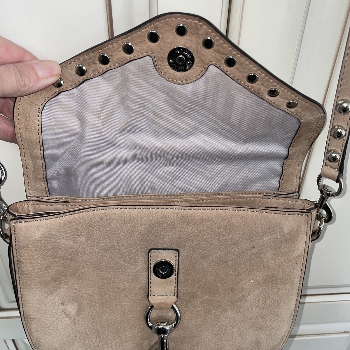 Minkoff Mini Mac Rebecca Minkoff Rose Phone Crossbody REBECCA MINKOFF Horse  Clip Saddle Bag Crossbody Tan Camel Suede Leather