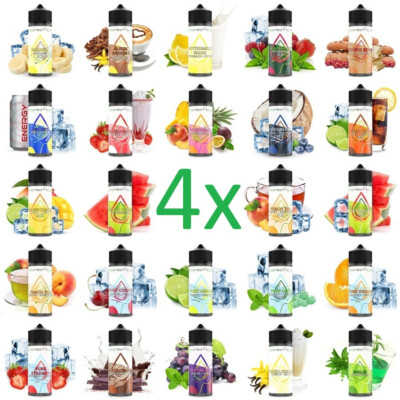 4 x Dreamlike Liquids Aroma je 10ml für je 120ml E-Zigaretten E-Liquid