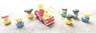 Vintage Fisher Price Chunky Little People 1991-1996 Lot Of 8 Firetruck