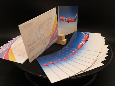 Southwest Airlines Trading Cards Boeing 737 TN One - Set of 25