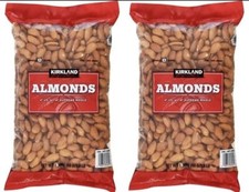 2 PACK - Kirkland Signature Supreme Whole Almonds, 3 lbs Dry Nuts FREE SHIPPING