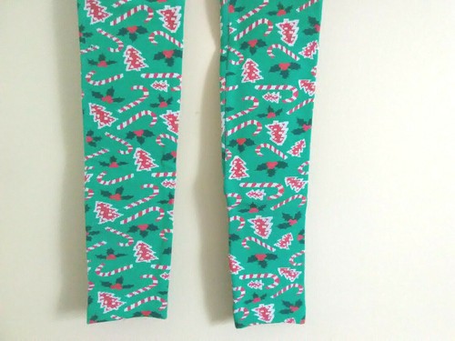 Oh My Snowflake Festive Jacquard Leg wear Candy Cane Holiday Stockings JR L/XL - Picture 6 of 8