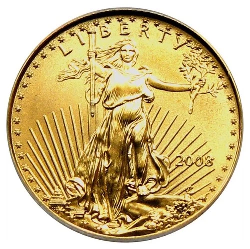 2008 1/10th Oz Gold Eagle $5 Coin - ANACS MS70 - First Release #08 of 69