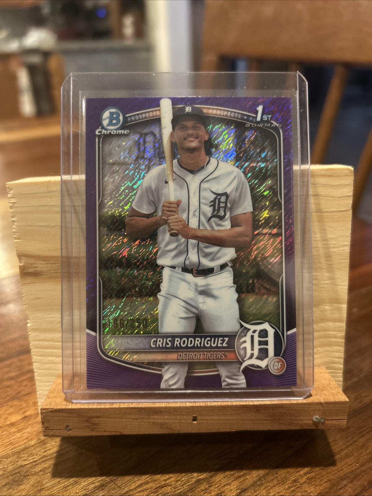 2025 Bowman Chrome - Prospects Cris Rodriguez #BCP-250 Purple Shimmer