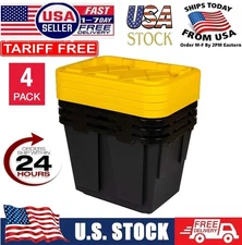 Greenmade 12 Gallon Storage Bin, 4-Pack - New inbox! - Free Shipping 🚚  🚚