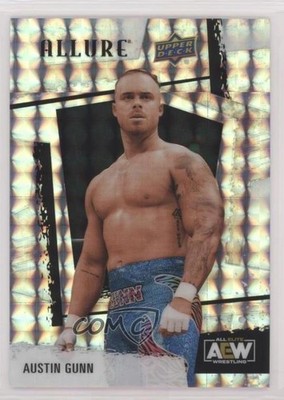 2022 Upper Deck Allure AEW White Diamond 35/50 Austin Gunn #57 y0i