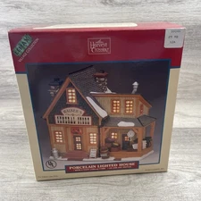 Lemax 2001 Walker's General Store Harvest Crossing w/Power Cord Light Vintage