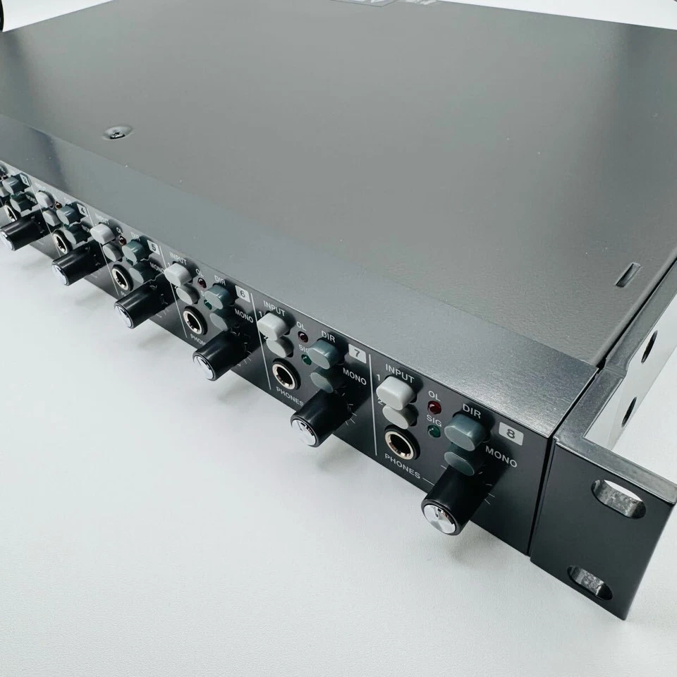TASCAM MH-8 Rackmount Headphone Amplifier 8-Channel Studio Monitor Tested Japan - Image 3 of 4