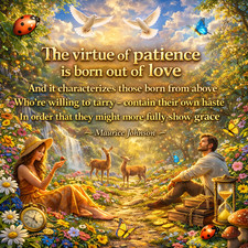 Patience - Fridge/Car magnet