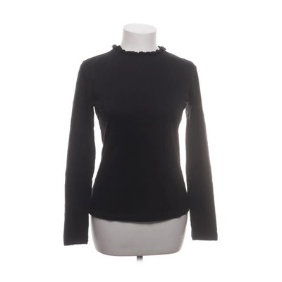 Zero, Langarmshirt, Größe: 34, Schwarz, Einfarbig, Damen #D61