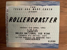 MY BLOODY VALENTINE / BLUR / JAMC 'Rollercoaster' Tour 1992 Original Ticket