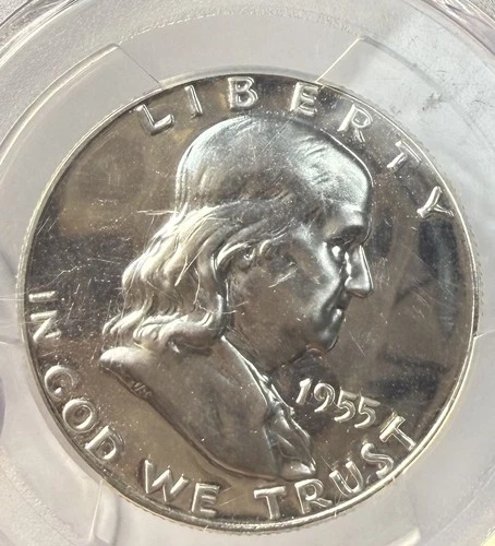1955 PCGS PR66 Franklin Half Dollar