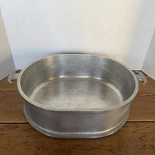 Vintage 5 Qt GUARDIAN SERVICE Cast Aluminum 13” x 10 Roaster Dutch Oven NO LID