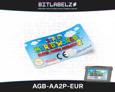 Super Mario Advance 2 [AGB-AA2P-EUR] Game Boy Advance Label