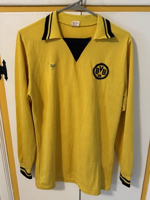 Rare Vintage Borussia Dortmund BVB Jersey Kit Erima 70s 80s Large D7/8