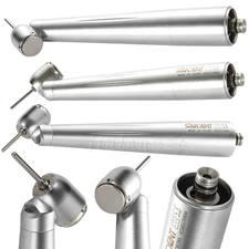 Dental Surgical Handpiece 45° Angle Fiber Optic Fit NSK LED 4 6 Hole