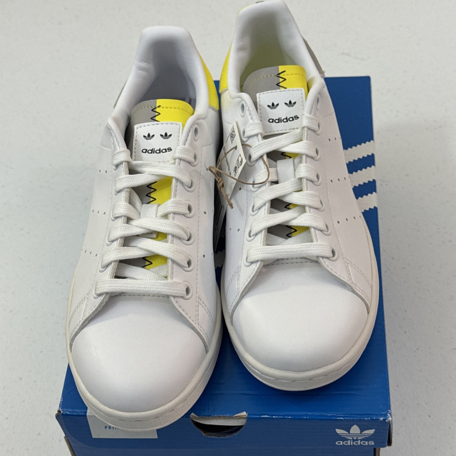 Size 6.5 - Adidas Stan Smith White Silver Women NIB thumbnail 2