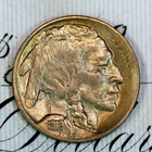 * 1919-P * CHOICE UNC MS BUFFALO NICKEL * FROM ORIGINAL COLLECTION