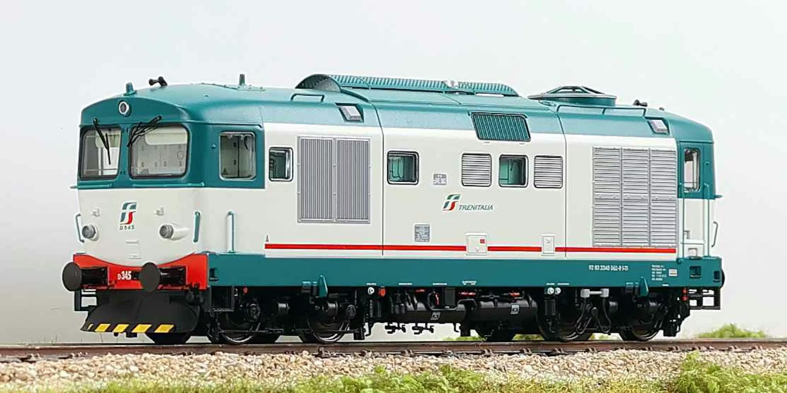 OS.KAR 1138 D345 1062 XMPR FS Trenitalia Green/Red Logo, Flat Glass