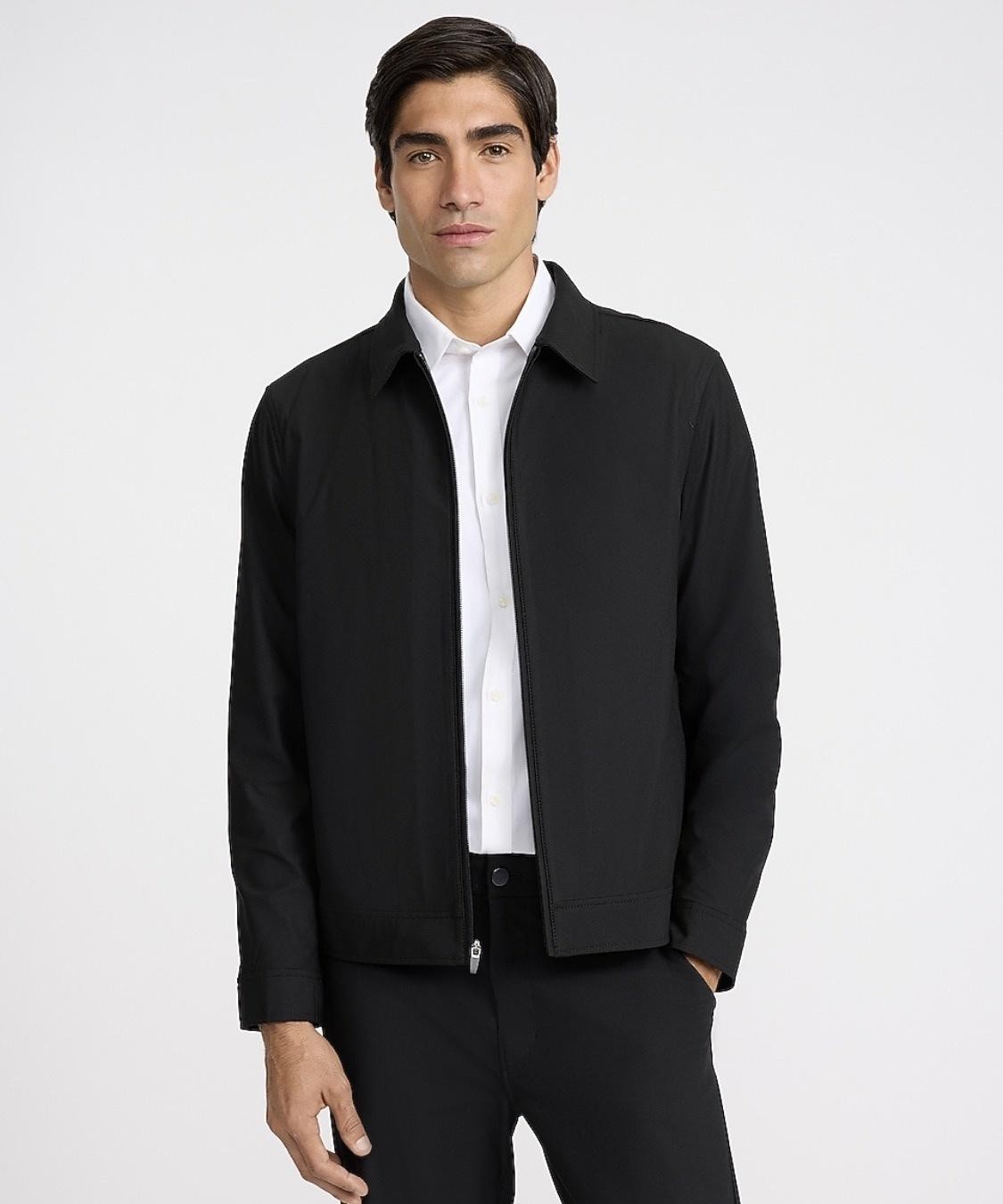 Mens Large Black Everyday Performance Stretch Moisture Wicki