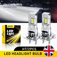AUXITO 20000LM H7 LED Headlight Bulbs Kit Hi/Low Beam 6500K White Super Bright