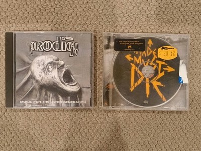 The Prodigy CD Lot   Invaders Must Die + Music for the Jilted Generation