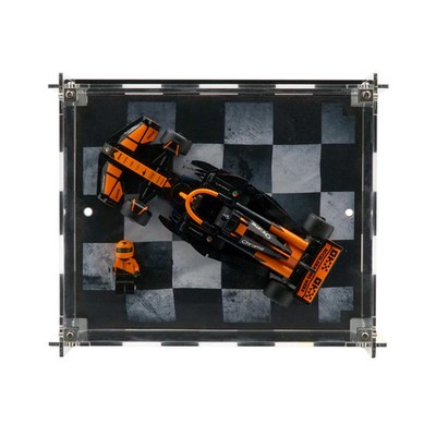 Brickcessories - Wall-Mount Display Case for 2025 Speed Champion F1 Race Car
