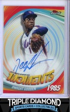 2025 Topps Finest Dwight Gooden Finest Moments Autograph Auto Mets O216