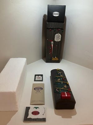 Tim Burton's the Nightmare Before Christmas Fossil Watch With Tree Door Case