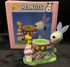 Kurt S Adler Peanuts Snoopy Easter Egg Holder New