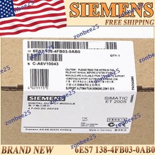 1PC 6ES7 138-4FB03-0AB0 Siemens 6ES7138-4FB03-0AB0 New In Box Free Ship US Stock