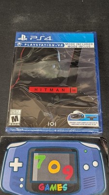 SEALED PlayStation 4 VR HITMAN III 3 Video Game disc w/ TESTED 2021 Sony PS4