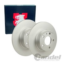 2X JP Group Bremsscheiben Ø252Mm Voll Hinten Passend FüR Alfa Romeo 147 156 164