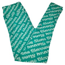 LuLaRoe St Patrick  s Day OS Leggings Blarney Stone Kiss Green One Size Irish