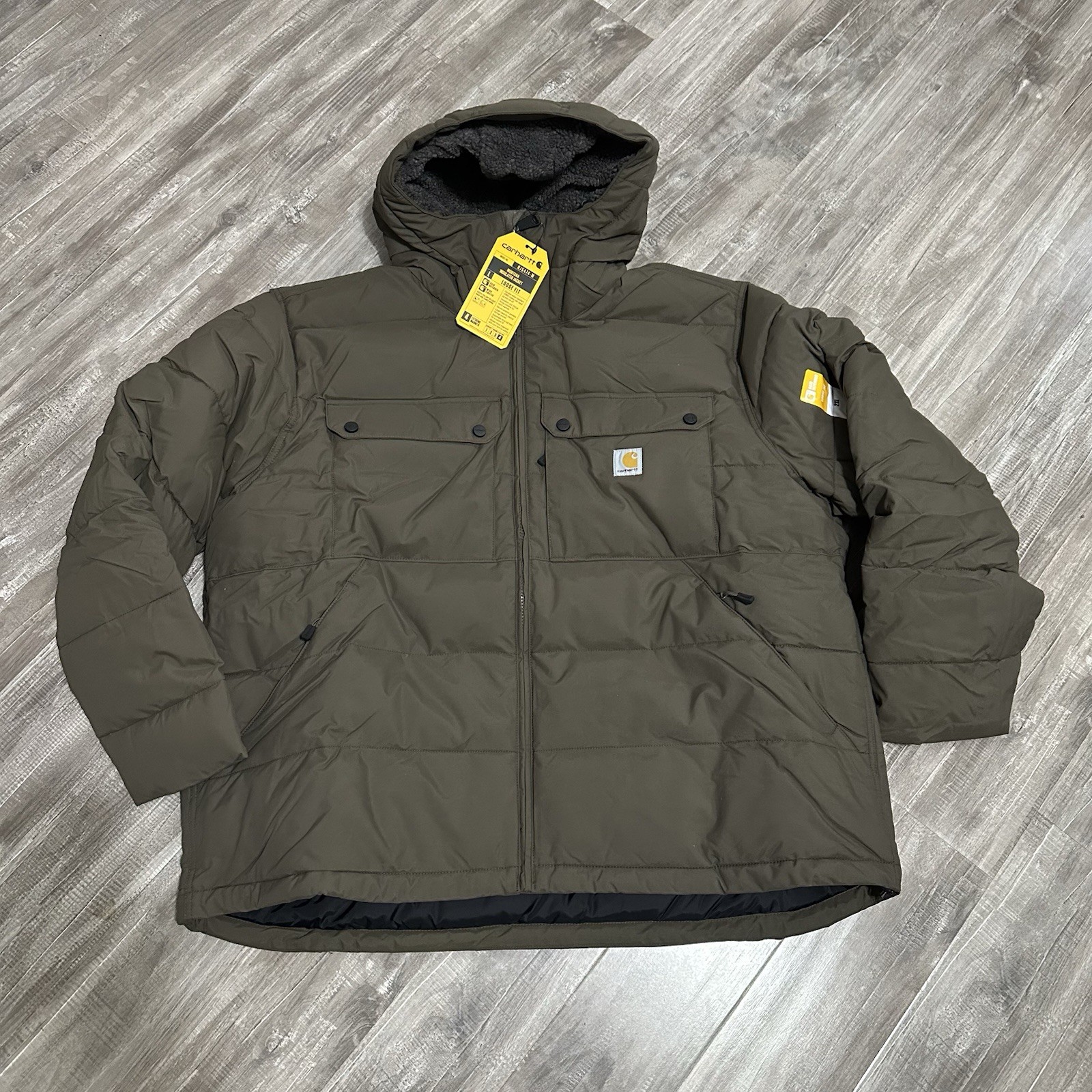 Carhartt Men&rsquo;s Montana Loose Fit Insulated Jacket Green Si
