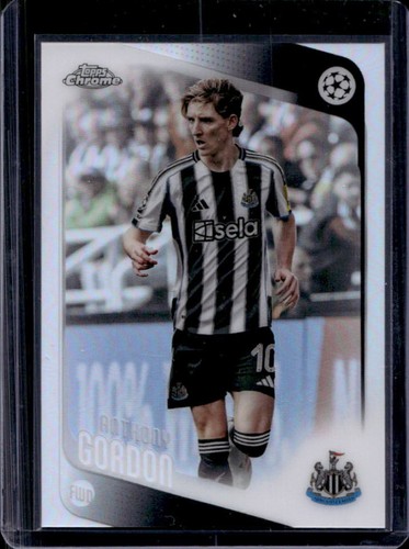 2025-26 Topps Chrome UEFA Anthony Gordon Refractor #159 Newcastle