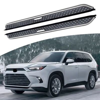 2 Stück Fester Seitenschritt Trittbret für Toyota Grand Highlander 2024-2026