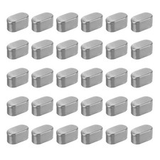 30 Pcs Round Ended Feather Key, 8x6x6mm Drive Shaft Parallel Keys