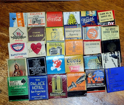#ad #ad Vintage Matchbooks Matches Hotels and Restaurants Advertising RANDOM 15 PCS $19.95